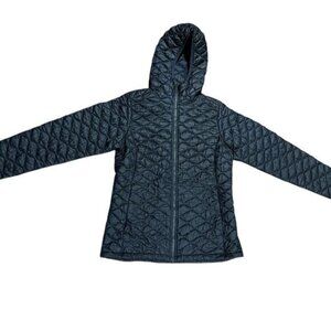 The North Face Quilted Hooded Full Zip Jacket Womens Medium